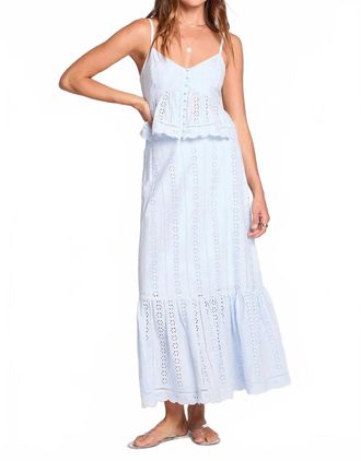 Saltwater Luxe Tatumn Maxi Skirt In Sky Blue