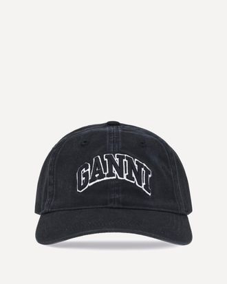 Ganni Logo Baseball Cap Female UNI