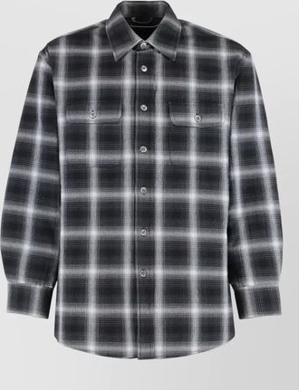 Our Legacy check cotton shirt relaxed fit long sleeves