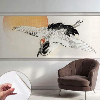 Tulup Carta Da Parati Adesiva - Fotomurale - Facile Da Applicare - Per La Soggiorno - Camera Da Letto - Elegante Gru 250x104 Cm