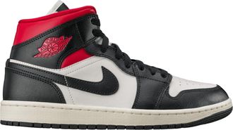 Nike Jordan 1 mid black gym red - 42