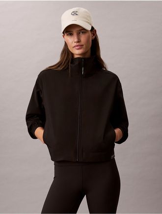 Calvin Klein Calvin Klein Womens Modern Sport Windbreaker Jacket - Black - XL