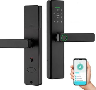 OEM Cerradura Inteligente Para Puertas, Entrada Sin Llave, Cerradura Electr&oacute;nica Digital Biom&eacute;trica Con Pantalla T&aacute;ctil Y Teclado Para El Hogar, Aplicaci&oacute;