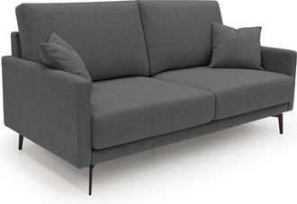 Divani.Store Saturno Sof&aacute; Moderno En Tela Suave E Impermeable 180 Cm Antracita