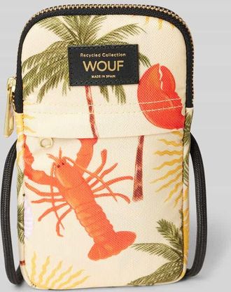 Wouf Smartphone-Tasche mit Label-Badge Modell Rio in Sand, Größe 1