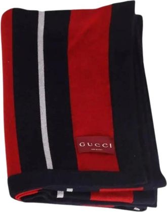 Gucci Pre-owned Plaid - - Pre-owned - Donna - Rosso - ONE SIZE