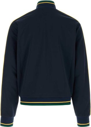 Casablanca Mens Colour-Blocked Tech Fabric Sweatshirt Navy Polyester Cotton Sweater