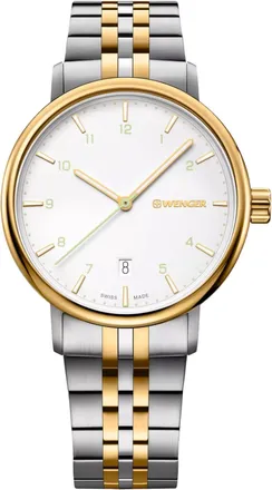 Wenger Swiss Army Mens 01.1731.122 Urban Classic White Dial Watch 40 mm