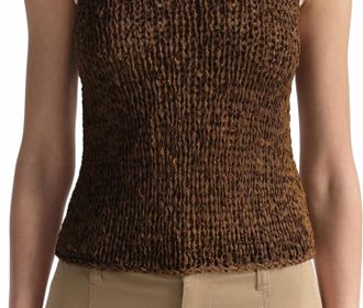 A.L.C. Nelly Open Knit Tank Top In Canyon Dust