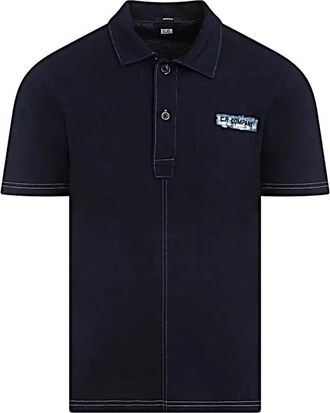 C.P. Company Klassieke Polo Shirt - Heren - Polos - Blauw - S - Tops