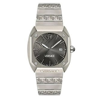Versace Antares Quartz Grey Dial Mens Watch VE8F00524
