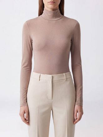 Andamane Top dolcevita in jersey a maniche lunghe con vestibilit&agrave; slim fit
