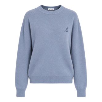 Akep Pullover girocollo ricamato - - Knitwear - Donna - Blu - L