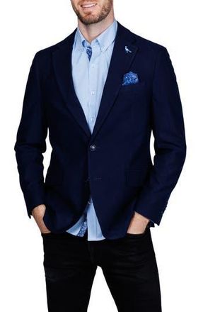 Tailorbyrd Lux Cashmere Touch Sport Coat in Navy at Nordstrom Rack, Size 40