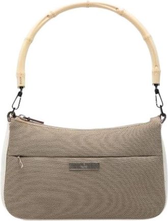 Gucci Pre-owned Vintage Bamboo Shoulder Bag - Dames - Vintage Schoudertas - Beige - ONE Size - Leer - Vintage