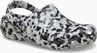 Crocs Womens Crocs Classic Confetti EVA Black/White Clogs - Size: UK 9 / eu 43/44 / us m10w12