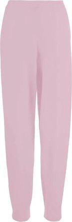 Allude Wollen en kasjmier broek - Dames - Sweatpants - Roze - XS - Wol - Broeken