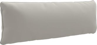 vidaXL Coj&iacute;n De Respaldo De 1 Pieza Putten 100% Poli&eacute;ster Gris Vidaxl