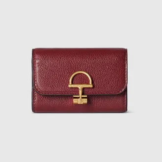 Gucci Softbit Card Case, Bordeaux, Leather