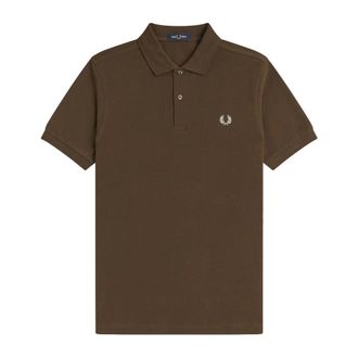 Fred Perry Hombre, Camisetas, Marr&oacute;n, Talla: XL