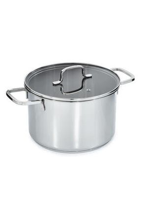 Berghoff Dina 10-Inch Helix 7-Quart Stockpot in Silver at Nordstrom Rack