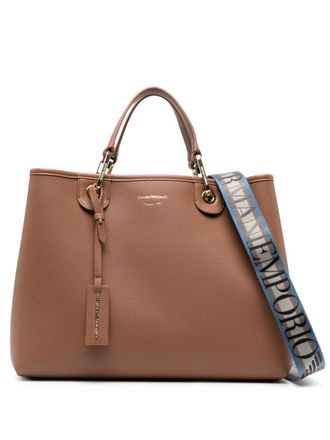 Emporio Armani medium MyEA Bag tote bag - Brown