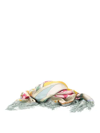 La DoubleJ Reversible Fringe Carr Scarf