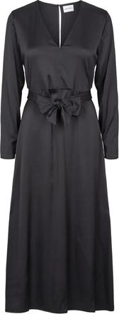 Americandreams Kristy Dress - Dames - Casual kleedjes - Zwart - S - Polyester - Kleedjes