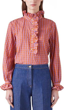 L.k. Bennett LK Bennett Camile Linen-Blend Top