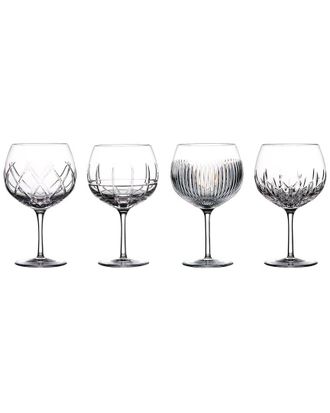 Waterford Set Of 4 Gin Journeys Balloon Glasses