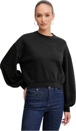 Pinko Katoenen sweatshirt - Dames - Sweatshirts - Zwart - M - Katoen - Hoodies & sweatvesten