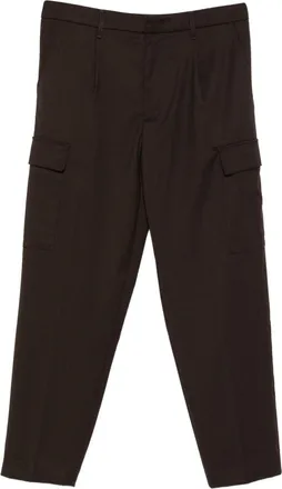 Dondup Straight Leg Cargo Pants with Pleated Front