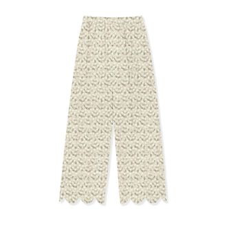 MC2 Saint Barth Wide Trousers, female, Beige, Size: M Inez Trousers
