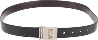 Cartier Pre-owned Vintage Belt - Dames - Vintage Accessoires - Zwart - ONE Size - Leer - Vintage