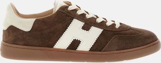 Hogan Brown Suede Sneakers