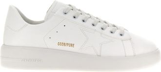 Golden Goose White Lace Up Sneakers