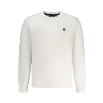 North Sails Sweatshirts, male, White, Size: 2XL Long-Sleeved Sweatshirt