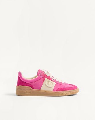 Valentino Garavani Upvillage Crosta Sneaker Woman PINK/IVORY 35.5