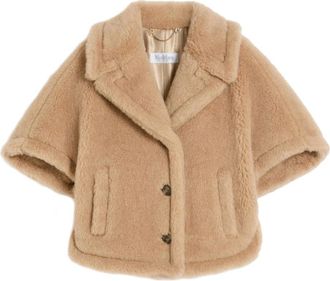Max Mara Dames, Jassen, Beige, Maat: S/M Kasjmier