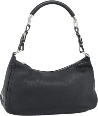 Prada Pre-owned Vintage Hand Bag - Dames - Vintage Schoudertas - Zwart - ONE Size - Leer - Vintage
