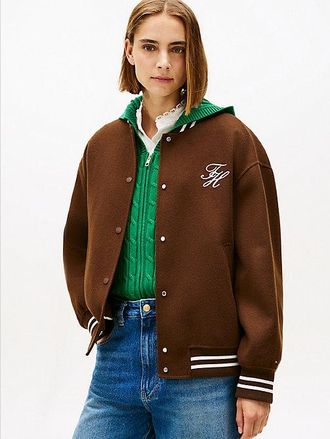 Tommy Hilfiger Cazadora bomber en mezcla de lana