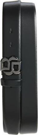 BOSS Icon Leather Belt in Black at Nordstrom Rack, Size 34