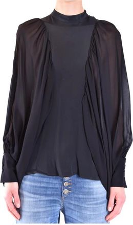 Dondup Shirts - Dames - Blouses - Zwart - S - Overhemden