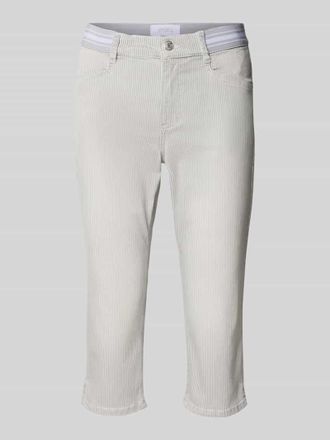 Angels Caprijeans mit Eingrifftaschen Modell Ana in Mittelgrau, Gr&ouml;&szlig;e 46