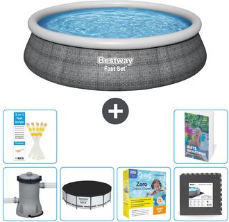 Bestway Piscina Bestway Fast Set Redonda - 457x84 Cm - 7-piezas S259