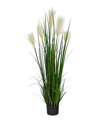 Nearly Natural 4Ft Plume Grass Artificial Plant