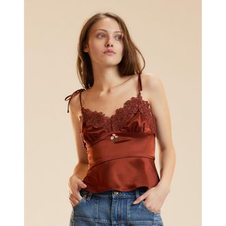 Cynthia Rowley Garbo Lace Slip Top