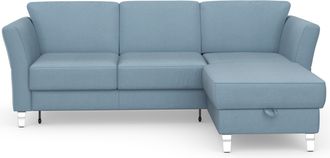 Sit&more Ecksofa »Visby L-Form« wahlweise mit Bettfunktion und Bettkasten, frei im Raum stellbar