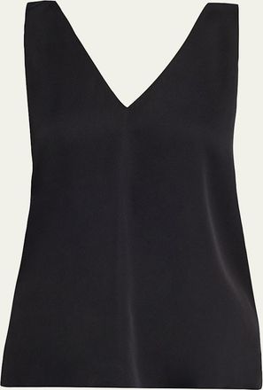 Kobi Halperin Sailor Sleeveless V-Neck Blouse
