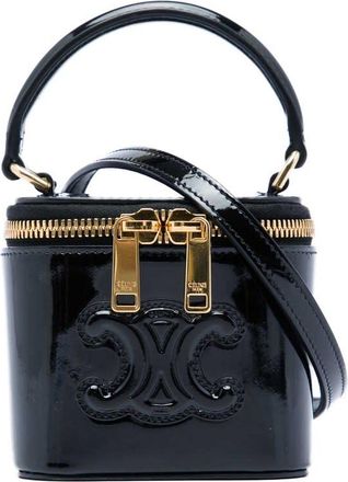 Celine Pre-owned Celine Mini Patent Cuir Triomphe Vanity Case Ladies JU74ST6U6UJL5B3H